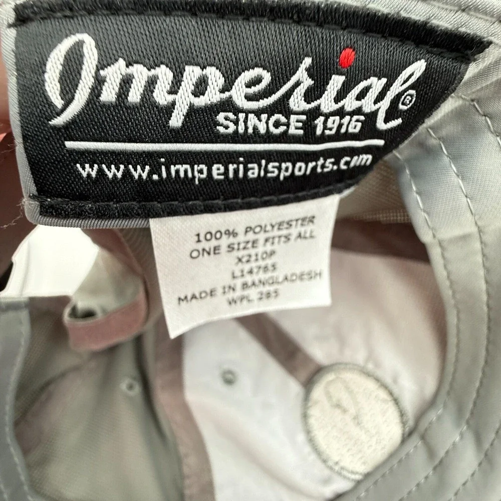 Sneds Golf Tour‎ Imperial Cap Hat Gray Adjustable Hook & Loop South College